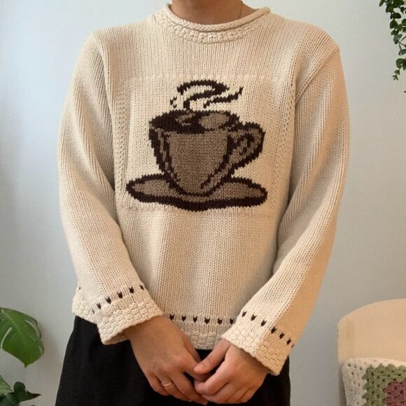 Sweaters - Cozy Coffee Knit Sweater